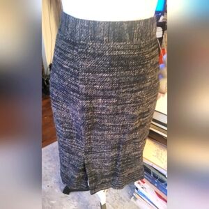 Dolce & Gabbana Charcoal Midi Skirt